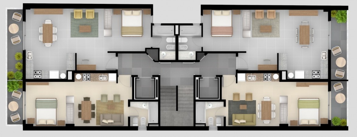 DEPARTAMENTOS DE 1 DORMITORIO A ESTRENAR